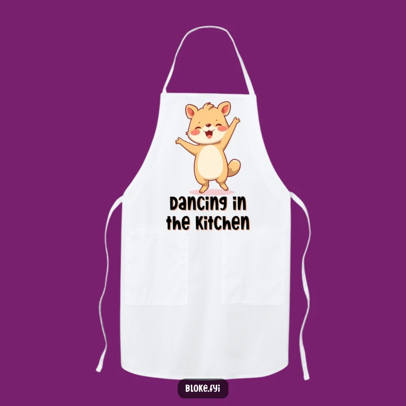 Funny Apron: Clumsy Joyful Dance Animal - Humorous Kitchen Gift