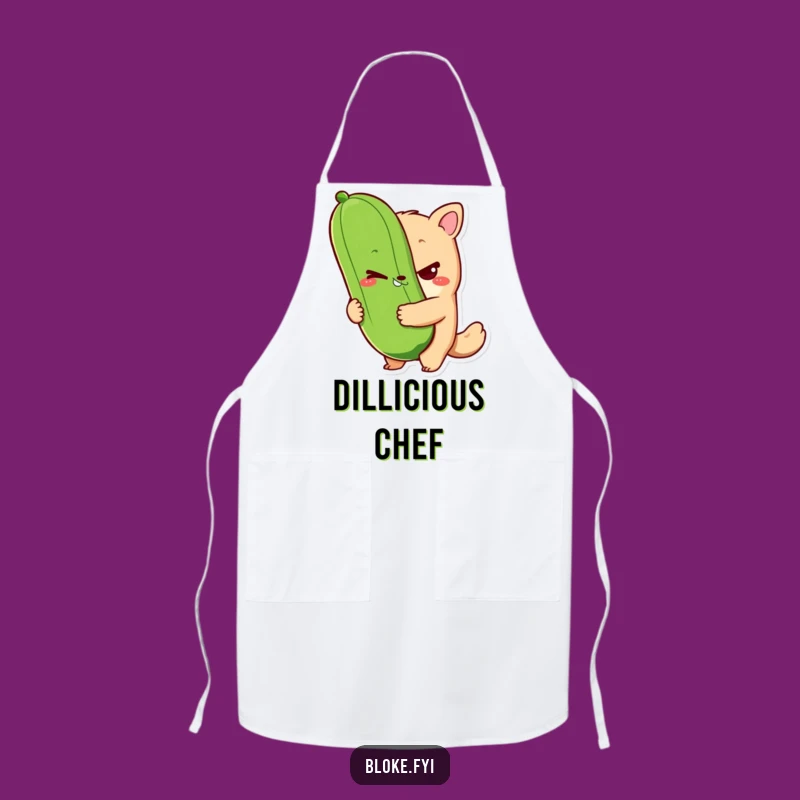 Funny Bloke Pickle Kitchen Apron - Sly Wink Chef's Funny Gift