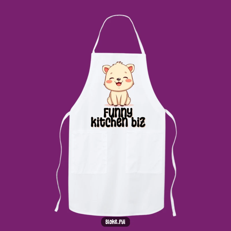 Funny Rough Charm Animal Laugh Apron - Friendly Kitchen Humor