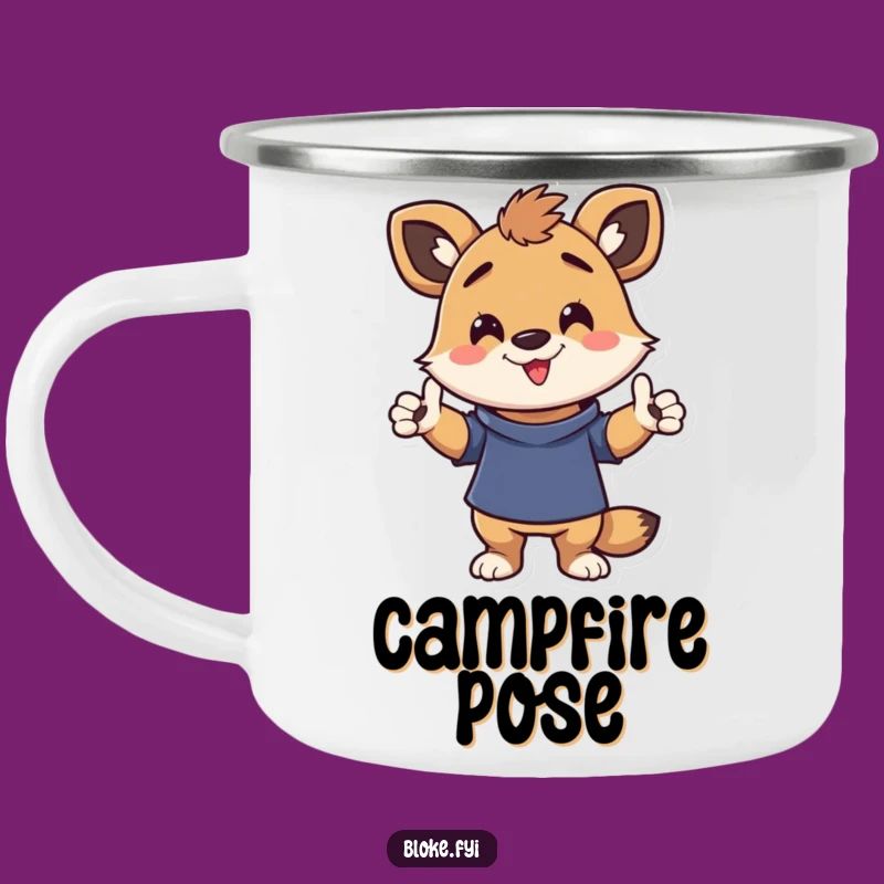 Funny Animal Character Pose Camping Mug - Durable Fun, Ideal Funny Gift