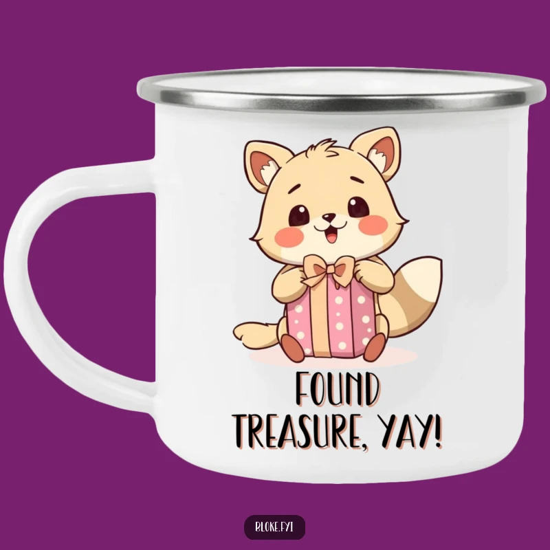 Funny Excited Animal Camping Mug - Present Surprise Outdoor Gift