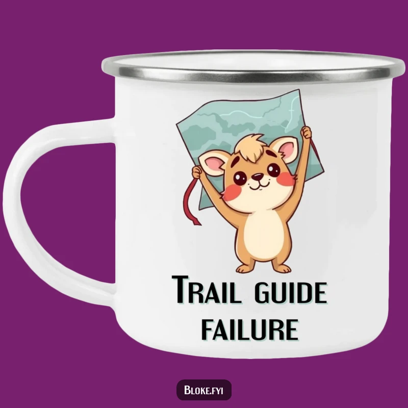 Funny Confused Map Bloke Animal Camping Mug - Adventure Fuel
