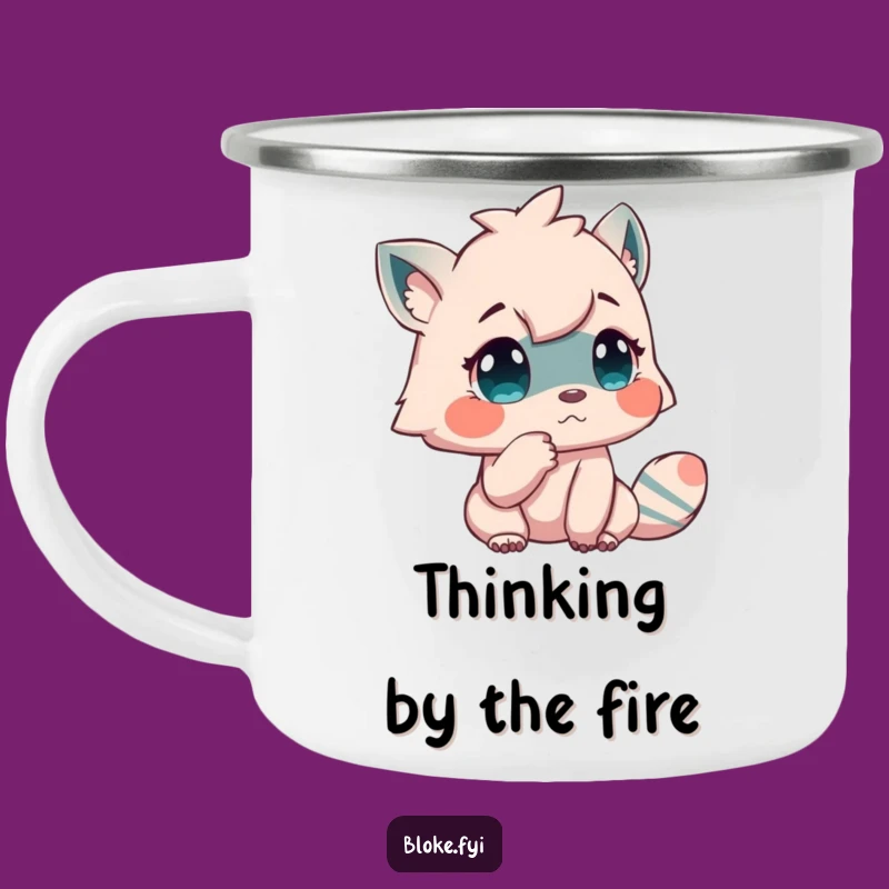 Funny Contemptation Camping Mug - Pondering Drinkware, Great Funny Gift