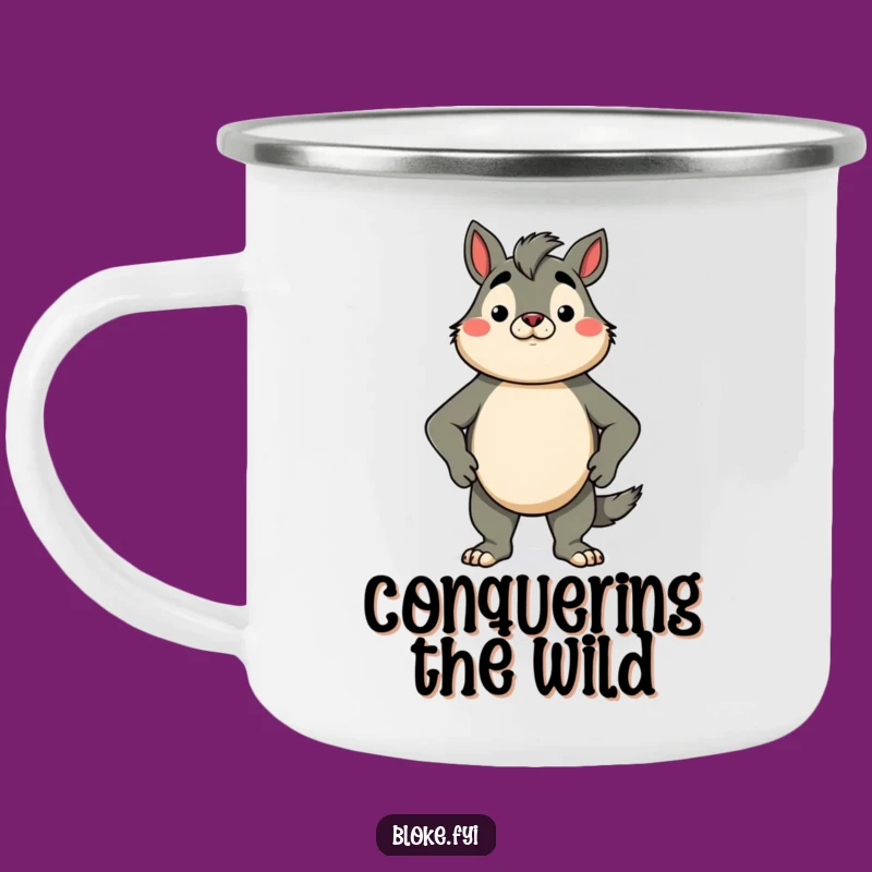Funny Proud Animal Camping Mug - Confident Outdoors Gift