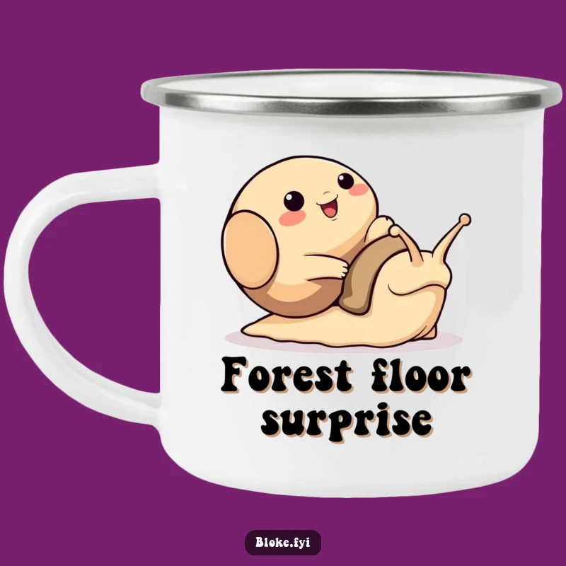 Funny Tripping Snail Bloke Animal Camping Mug - Adventure Mishaps