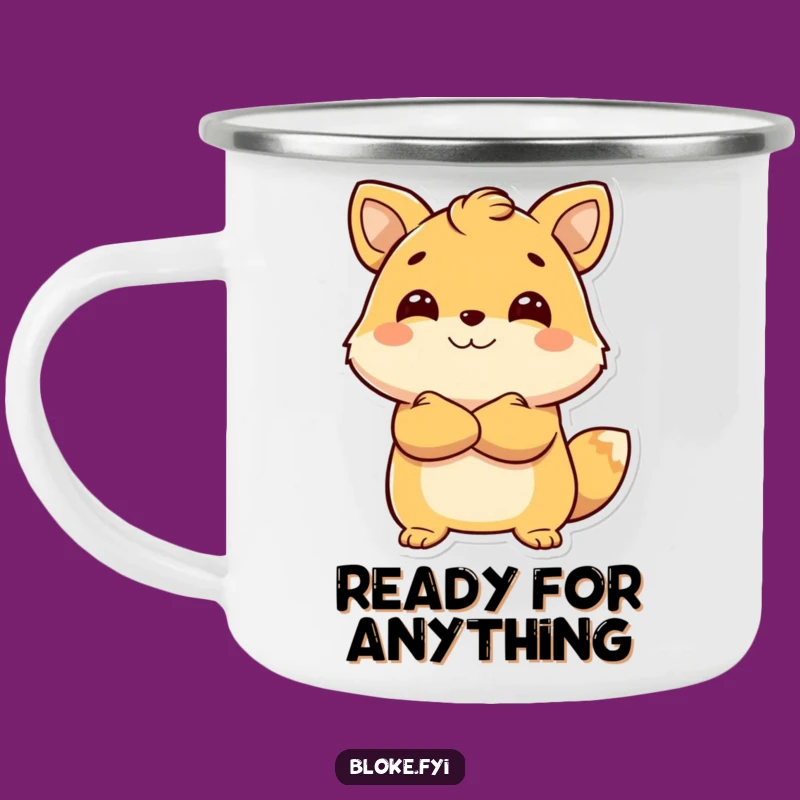 Funny Confident Animal Camping Mug - Rugged Funny Gift for Outdoors