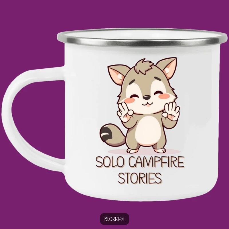 Funny Awkward Animal Camping Mug - High-Five Outdoor Gift