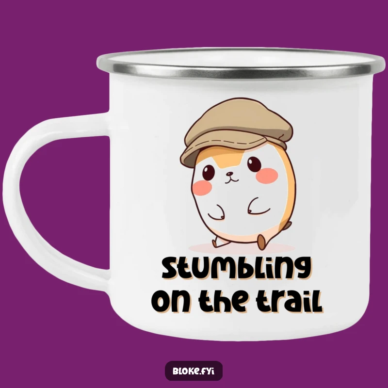 Funny Tripping Animal Camping Mug: Outdoor Adventures & Fumbles