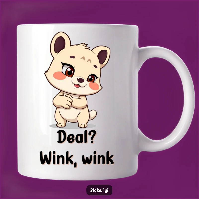 Funny Mischievous Handshake Mug - Playful Animal Offer, The Ultimate Funny Gift