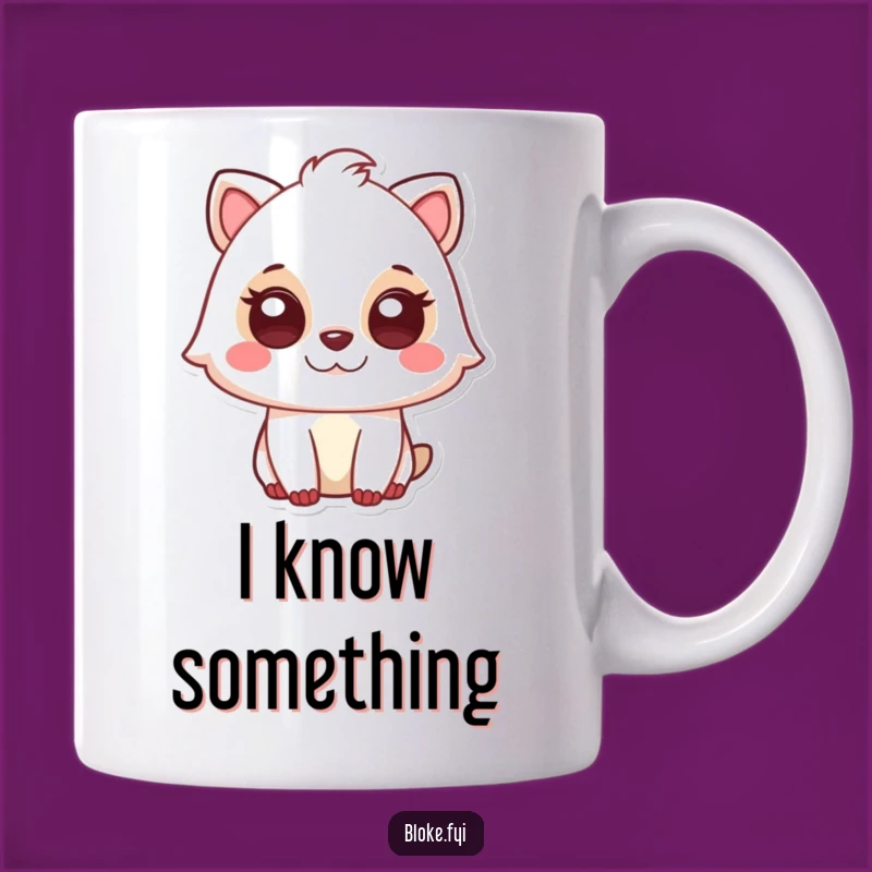 Funny Animal Knowing Glance Mug - Perfect Gift for Secret Keepers