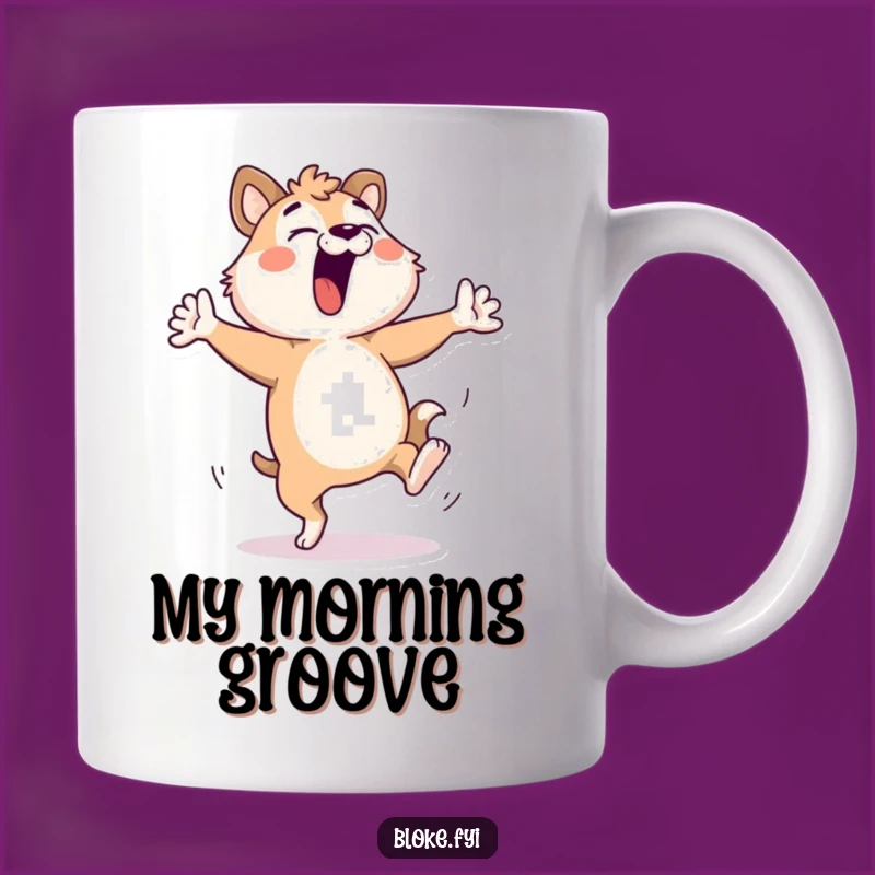 Funny Bloke Animal Dancing Mug - Hilarious Gift for Dance Lovers
