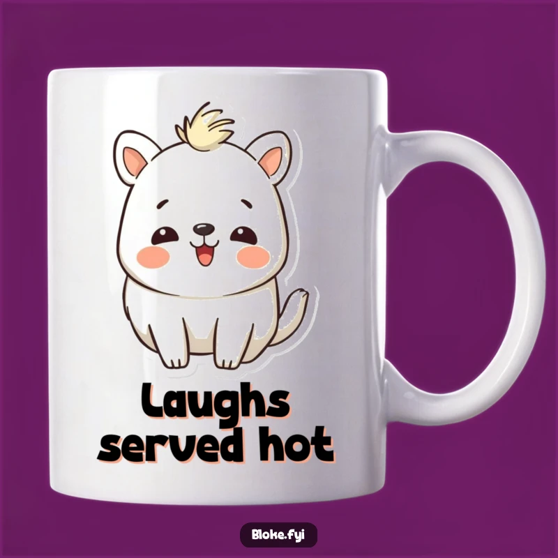 Funny Laughing Animal Mug: Rough Charm, Perfect Humorous Gift for Friends