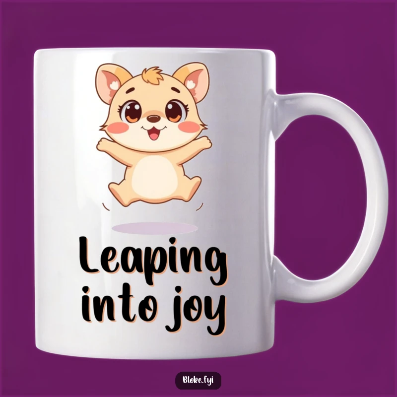 Funny Clumsy Animal Jump Mug - Hilarious Effort Gift