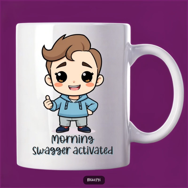 Funny Confident Guy Mug - Cheeky Smile Pose, Perfect Gift for Him