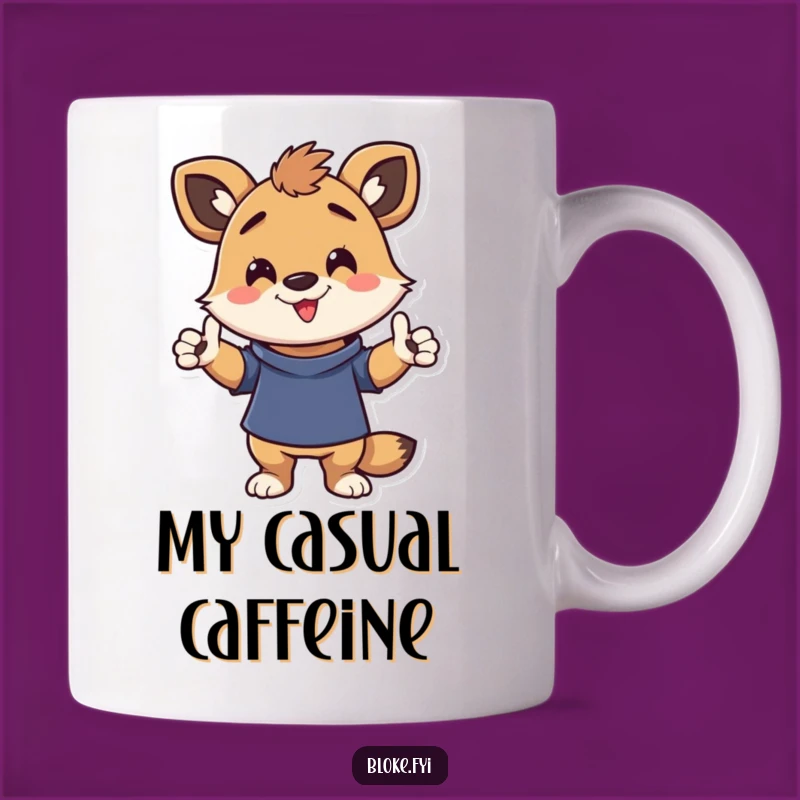 Funny Animal Character Pose Mug - Hilarious Style, Perfect Funny Gift