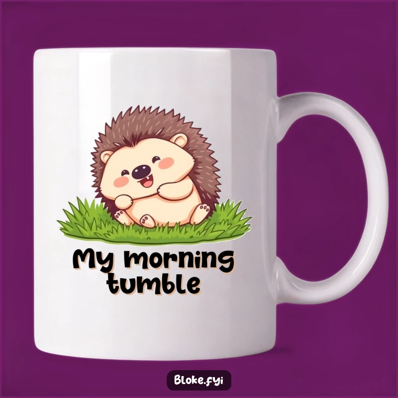 Funny Hedgehog Rolling Mug: Pure Joy! The Ultimate Funny Gift for Nature Lovers.