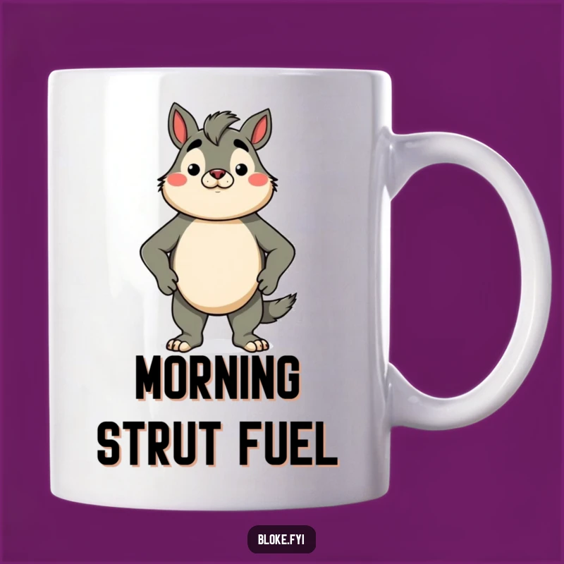 Proud Bloke Animal Mug - Funny Confident Character Gift Idea