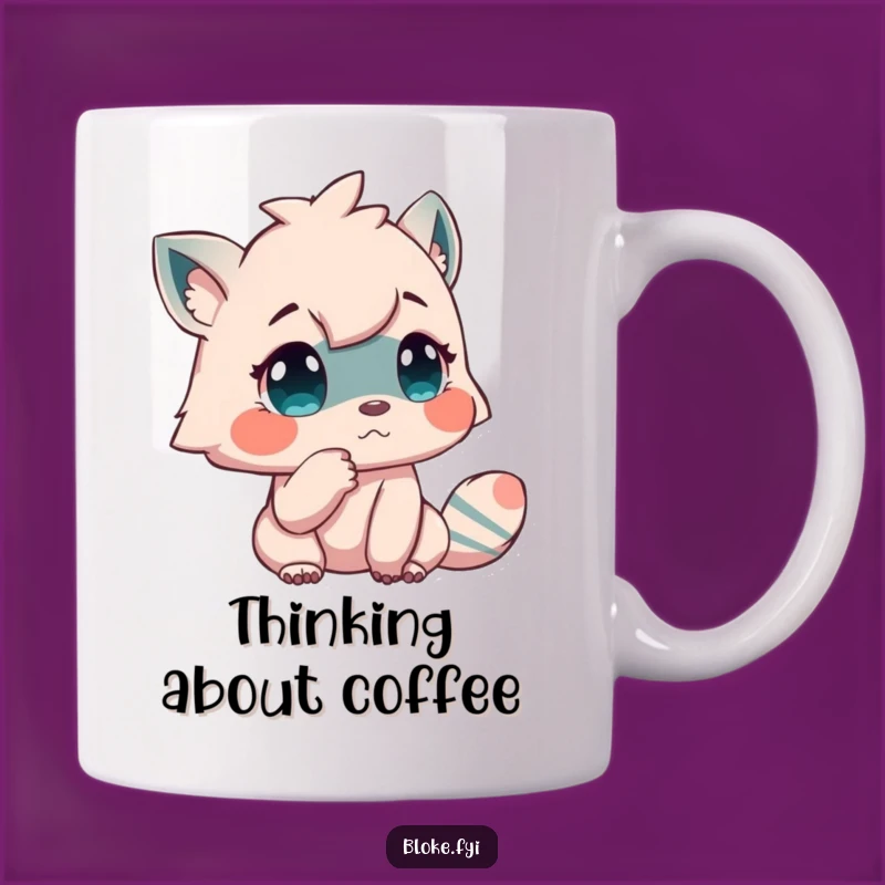 Funny Contemplating Creature Mug - Pondering Design, The Ultimate Funny Gift