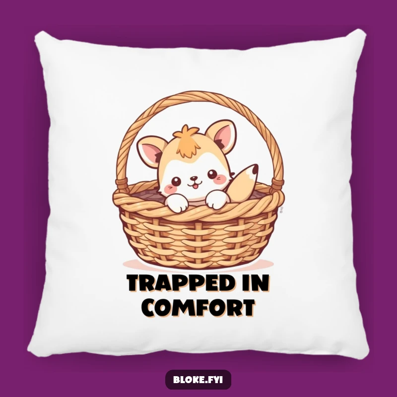 Funny Animal Basket Pillow - Playful Comfort, Perfect Accent Funny Gift