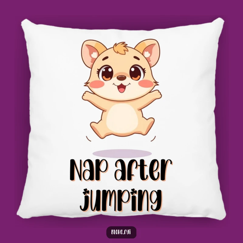 Funny Clumsy Animal Jump Pillow - Cozy Enthusiasm