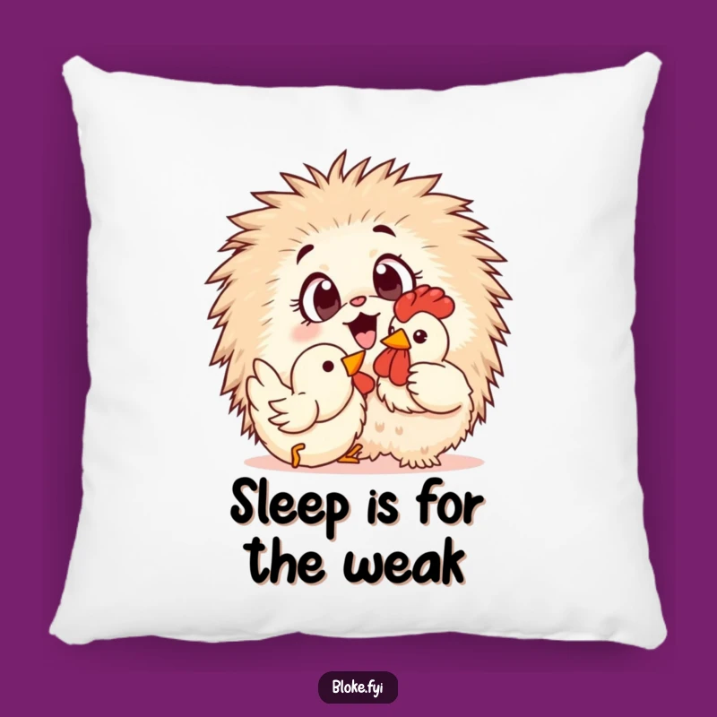 Funny Furry Friend Pillow: Cozy Chaos Companion, a Squishy Funny Gift for Comfort