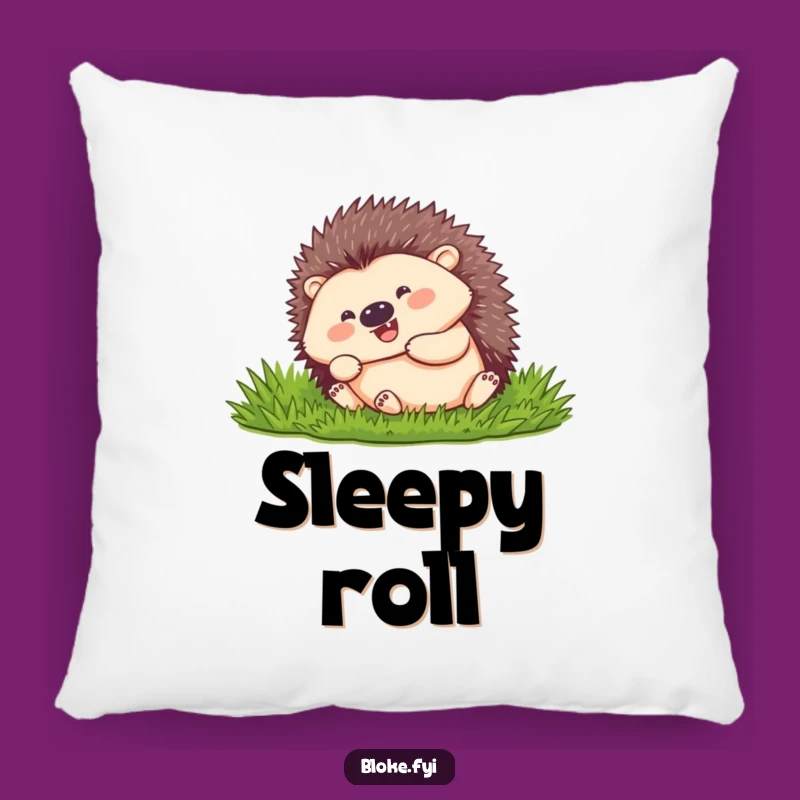 Funny Hedgehog Rolling Pillow: Comfort Meets Pure Joy! A Comfy Funny Gift.