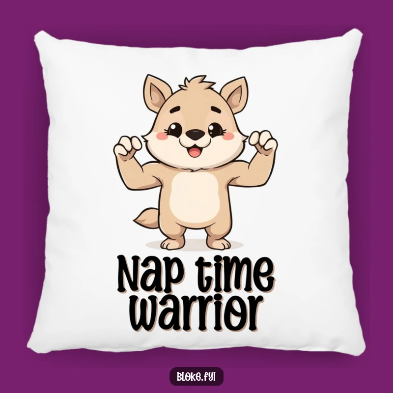 Funny Plush Muscle Flex Animal Pillow: Cuddle Your Might