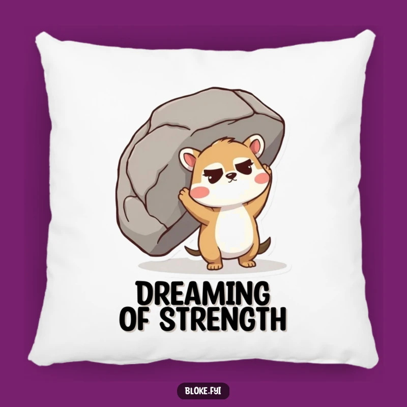 Funny Struggling Animal Pillow - Comfy Funny Gift for Sore Muscles