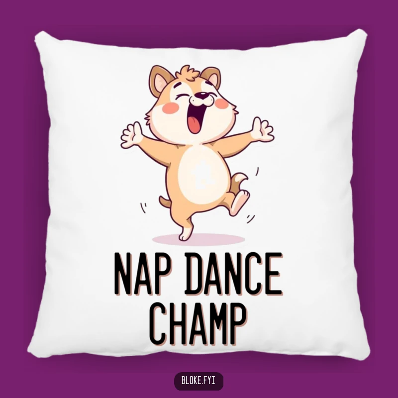 Funny Bloke Animal Dance Pillow - Comfy Cushion for Laugh-Out-Loud Decor
