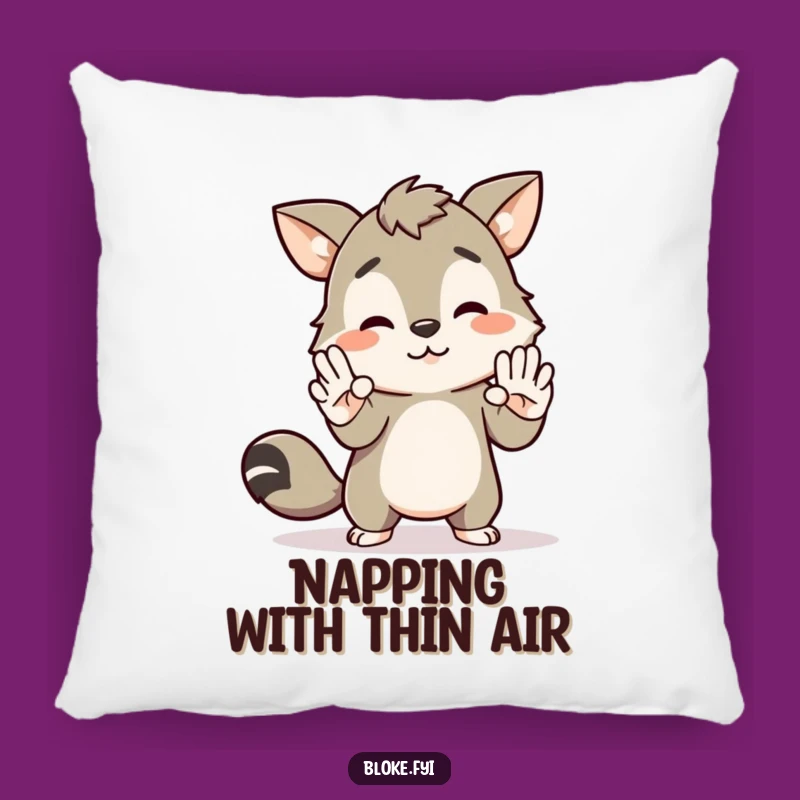 Funny Awkward Bloke Animal Pillow - Comfy Socially Anxious Gift