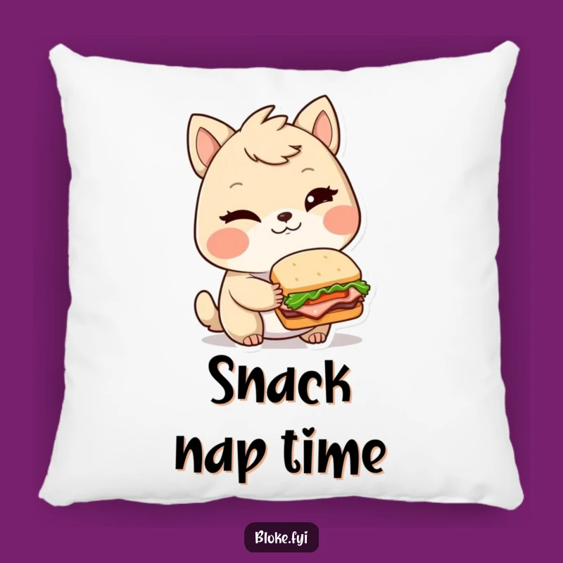 Funny Bloke Animal Sandwich Pillow - Comfy & Gourmet Accent