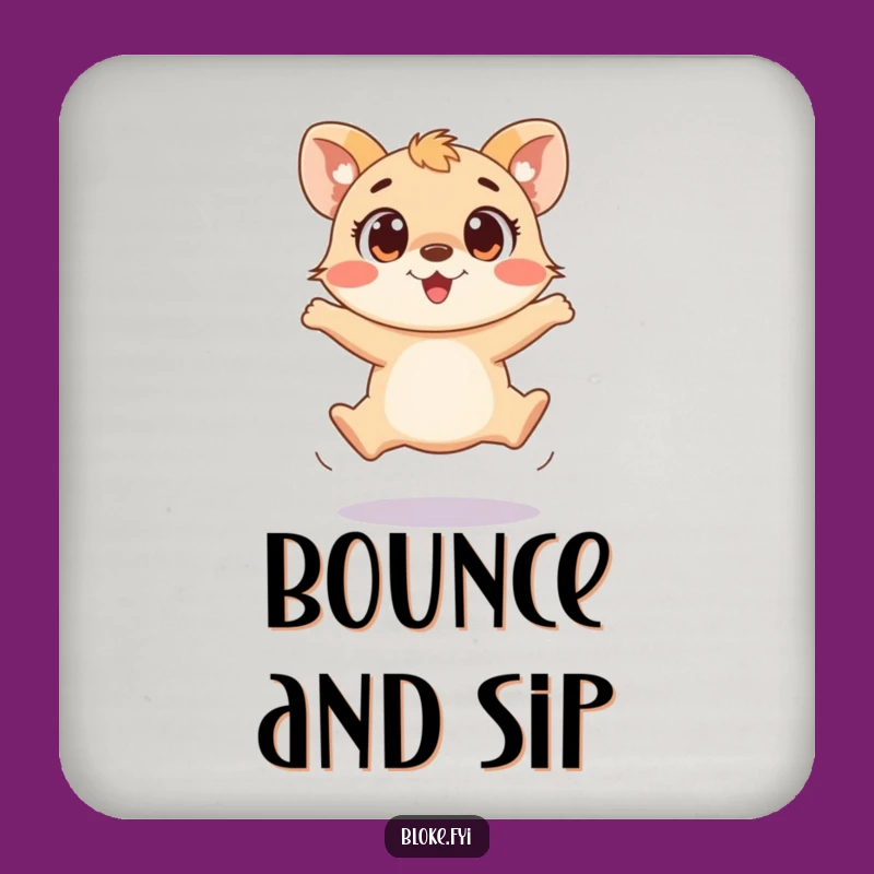 Funny Clumsy Animal Jump Coasters - Protect Surfaces