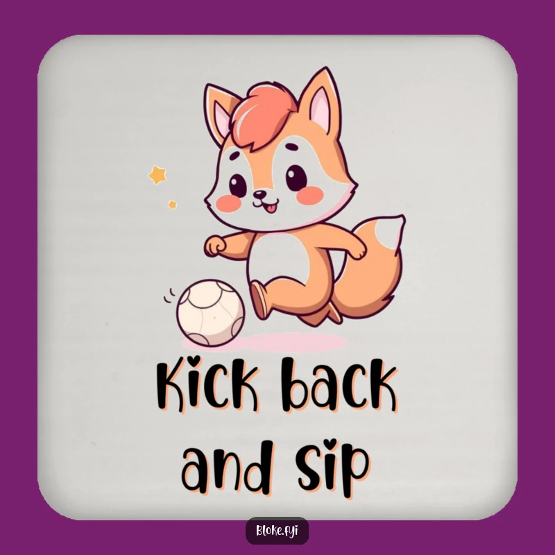 Funny Kicker Animal Coaster: Playful Protection for Humorous Tables