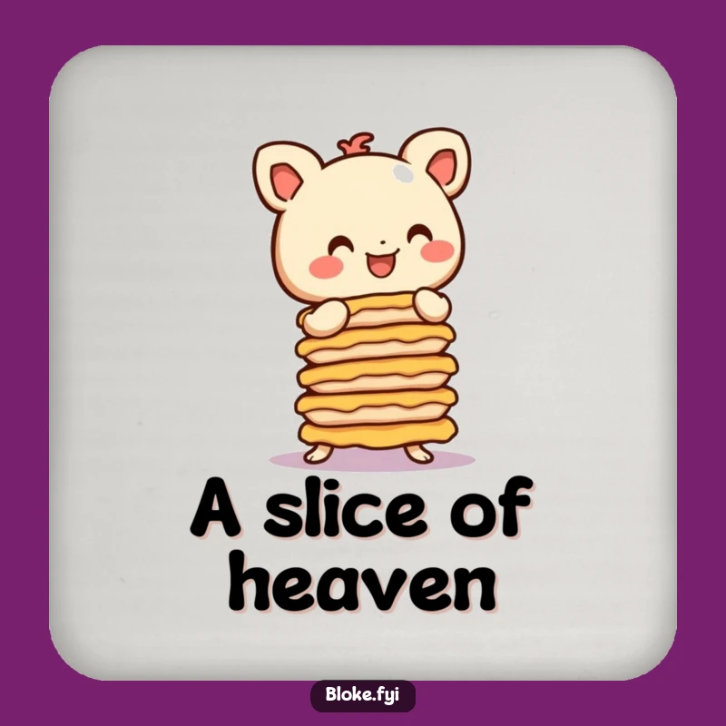 Funny Pie Balancer Coasters: Stubby Dessert Set, a Chic Funny Gift for Tables