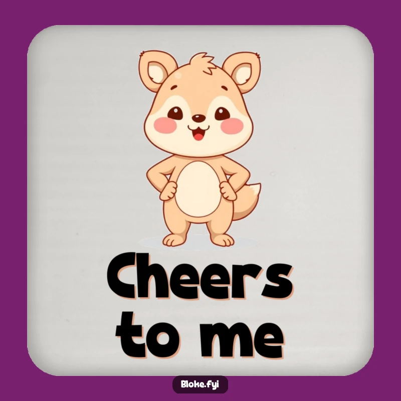 Funny Proud Animal Coasters - Protect Surfaces with Confident Charm