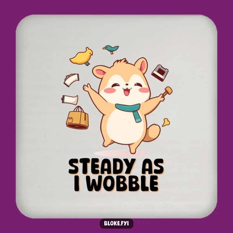 Funny Waddle Coaster - Stout Juggler Protection, Perfect Housewarming Funny Gift