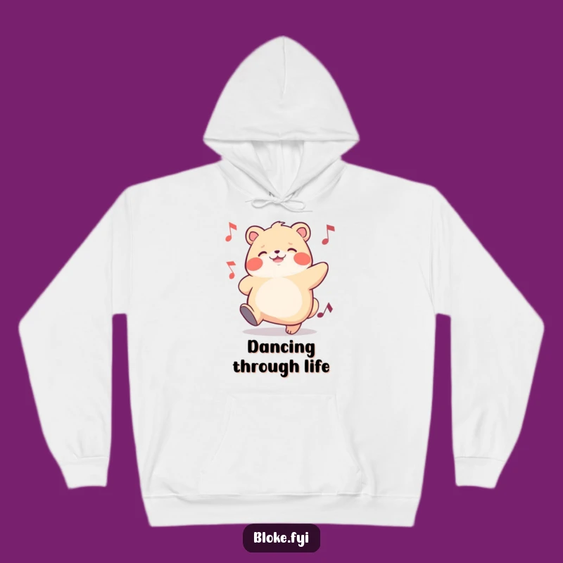 Cozy Funny Chubby Animal Tapping Foot Hoodie - Warm & Hilarious Gift