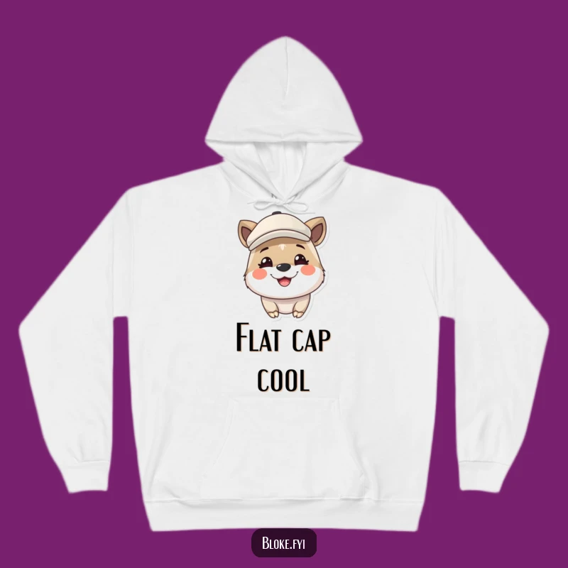 Funny Cute Animal Flat Cap Hoodie - Cozy & Hilarious Style