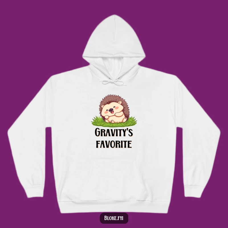 Funny Hedgehog Rolling Hoodie: Cozy Up with Fun! The Ultimate Funny Gift.
