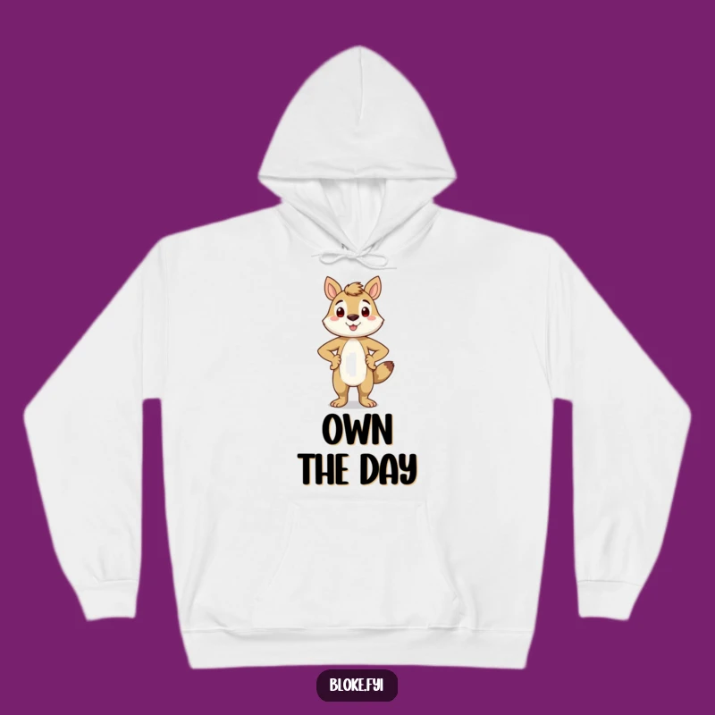 Funny Proud Animal Hoodie - Cozy Confident Smiling Character Wear
