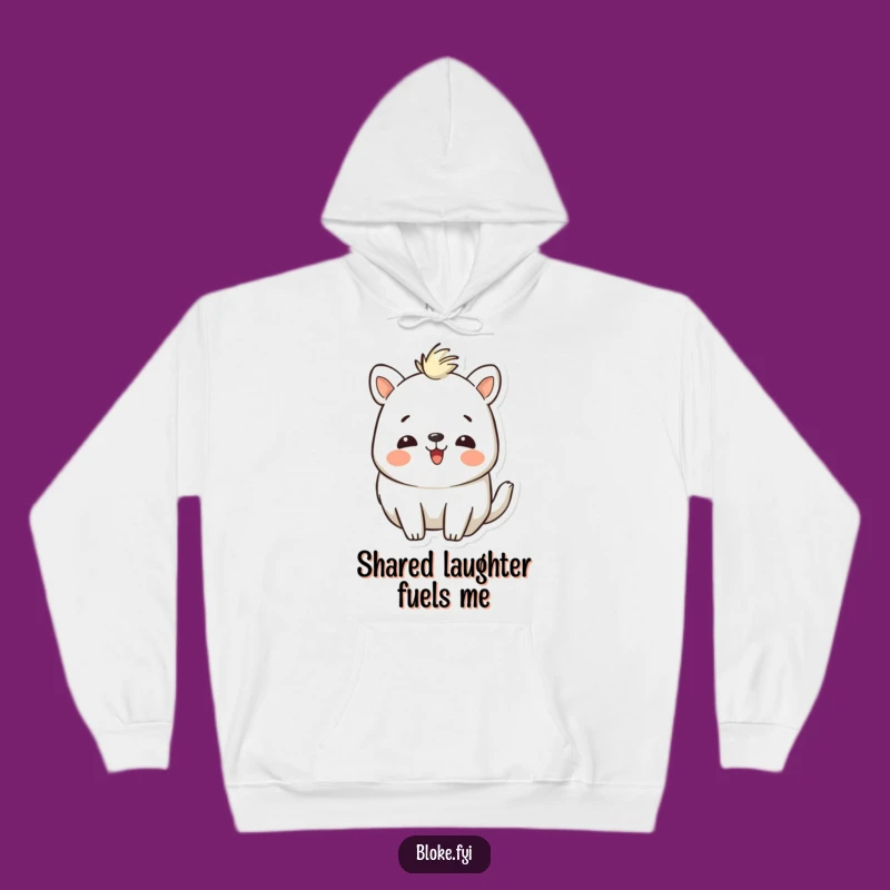 Funny Hoodie: Laughing Animal with Rough Charm - Cozy Humorous Gift