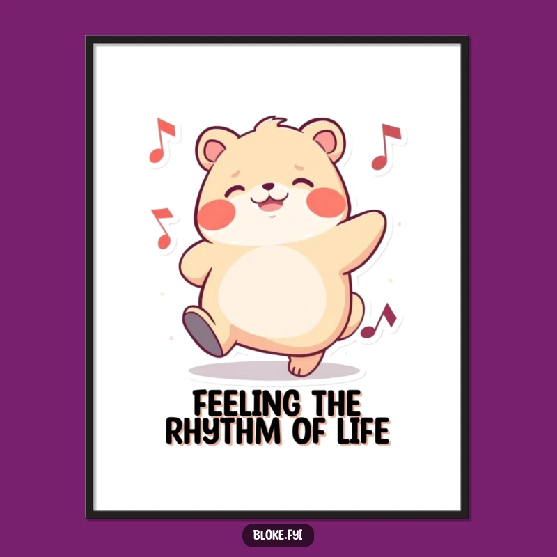 Free Printable Chubby Animal Wall Art - Funny Musical Downloadable Decor