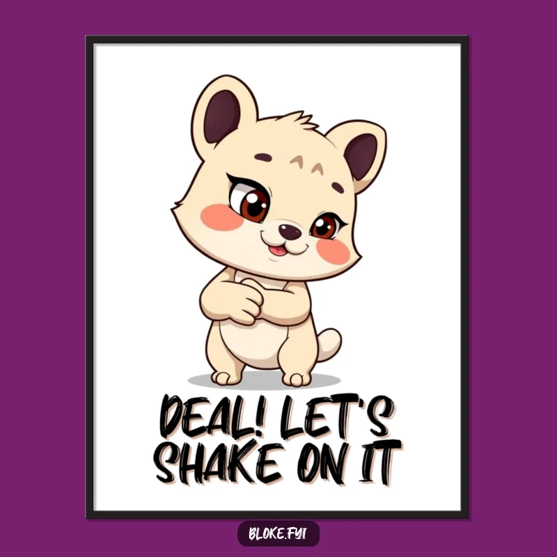 Free Printable Mischievous Animal Wall Art - Funny Downloadable Decor for a Playful Space