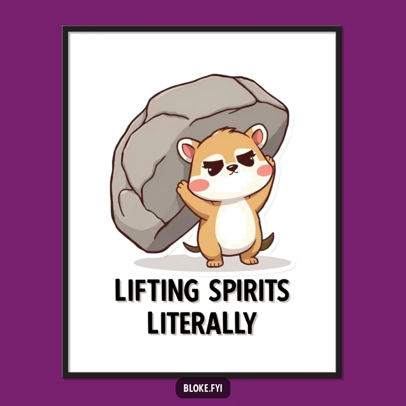 Free Printable Wall Art: Strong Animal Strength Art for Motivation Downloadable