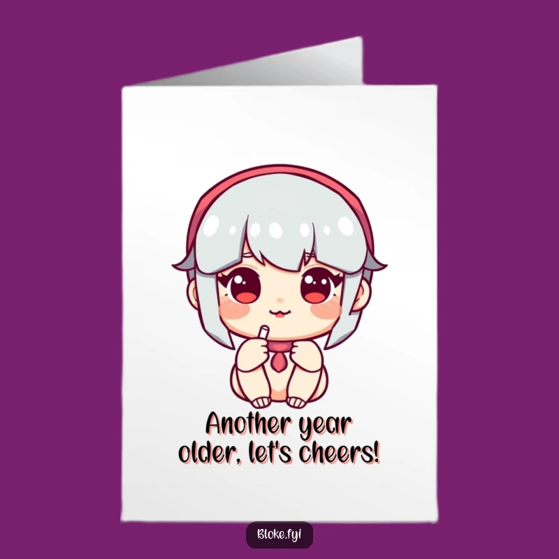 Funny Free Printable Birthday Card: Amiable Character Offers Pint Laughs - Downloadable Gift