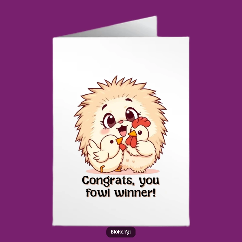Free Printable Rubber Chicken Congrats Card - Silly & Funny Downloadable