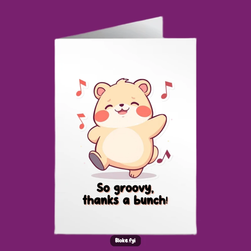 Free Printable Chubby Animal Thank You Card - Humorous Downloadable Appreciation Gift