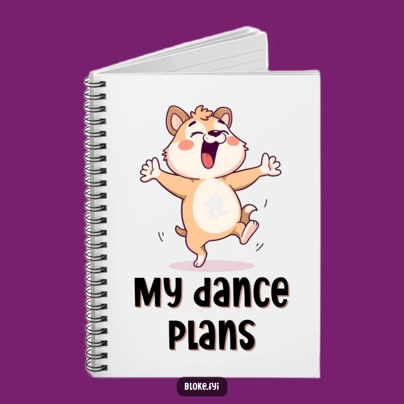 Funny Bloke Animal Dance Notebook - Jot Down Ideas with Hilarious Flair