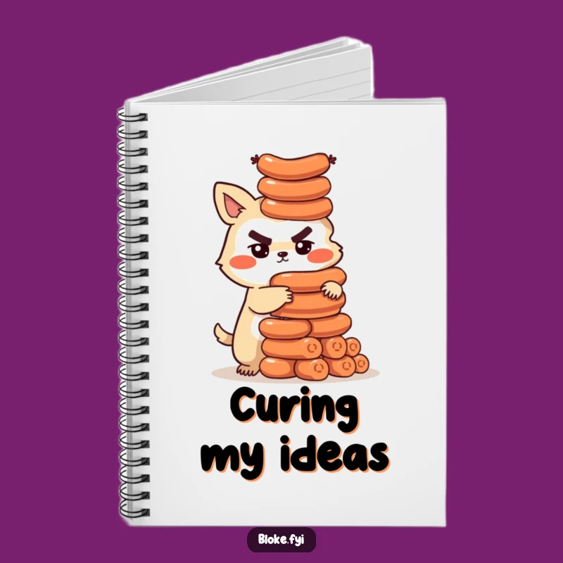 Funny Bloke Animal Sausage Notebook - Jot Down Your Delicious Ideas