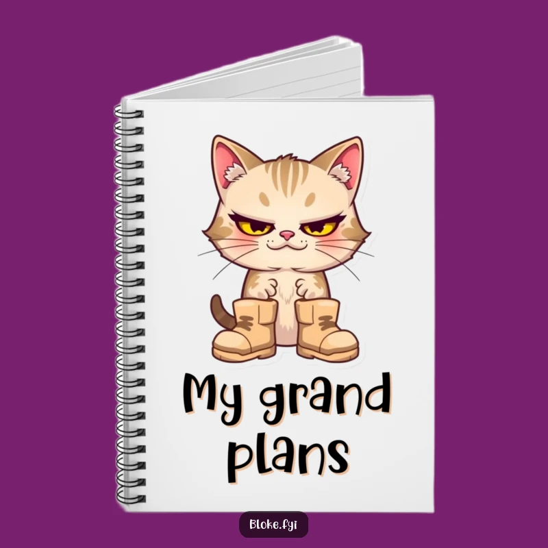 Funny Cat Boots Notebook: Jot Down Your Adventures! A Hilarious Funny Gift.